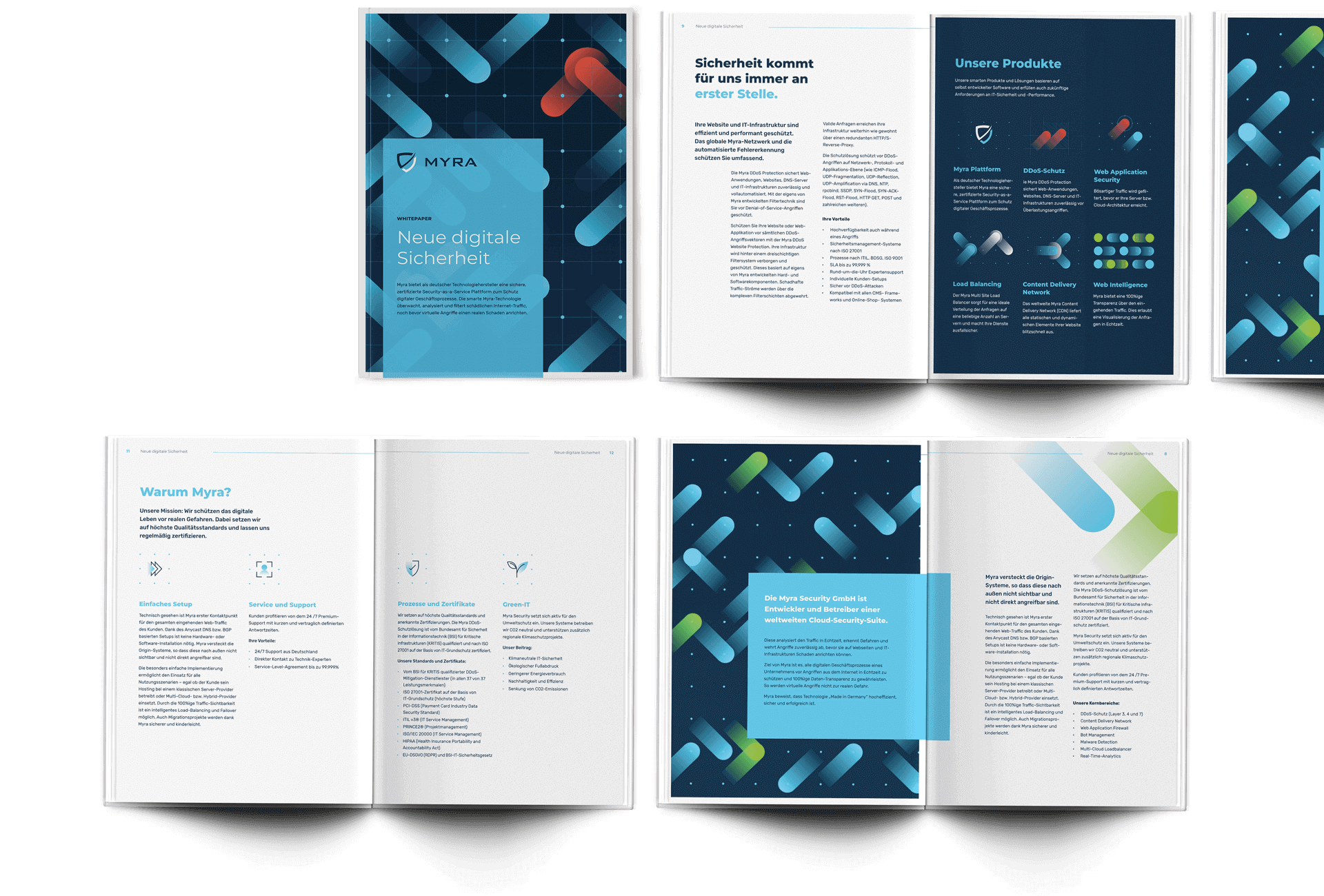 Eine Collage zum Whitepaper Neue Digitale Sicherheit im neuen Design von SNK