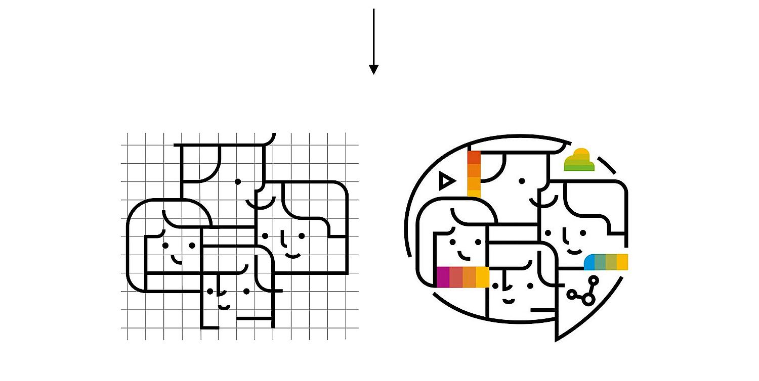 Illustration von Menschen im SAP Hybris Designsystem von SNK